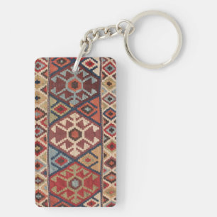 Oriental Turkish Carpet Key Ring