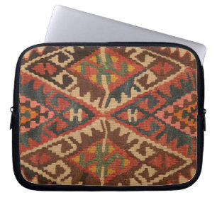 Oriental Turkish Kilim Rug Laptop Sleeve
