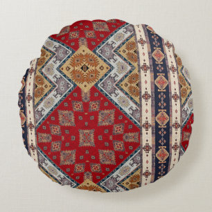 Oriental Turkish Pattern Round Pillow