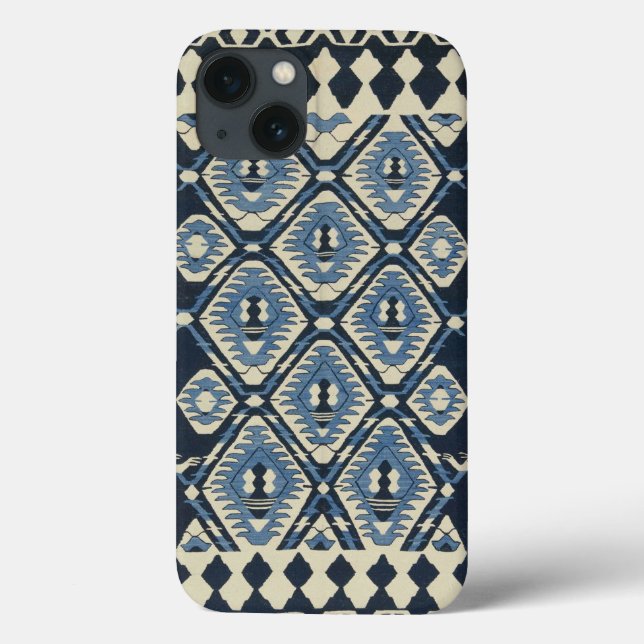 Oriental Turkish Persian Carpet Blue  Case-Mate iPhone Case (Back)