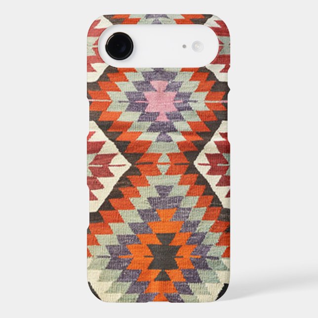 Oriental Turkish Persian Kilim Carpet Case-Mate iPhone Case (Back)