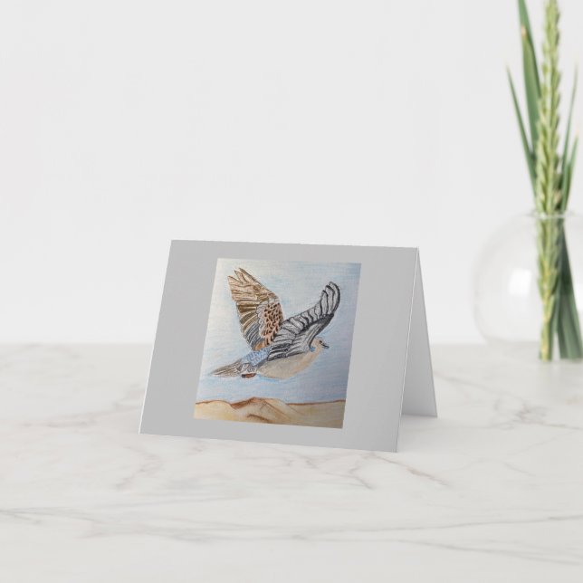 Oriental Turtle Dove 🕊️  Thank You Card (Front)