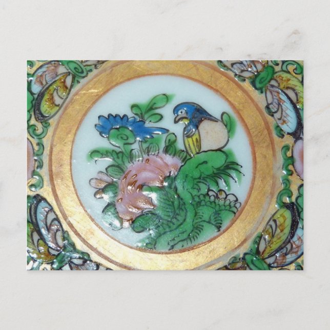 Oriental Vintage Design Postcard (Front)