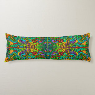 Oriental Watercolor Pattern V + your ideas Body Cushion