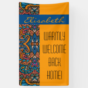 Oriental Watercolor Pattern VI + your ideas Banner