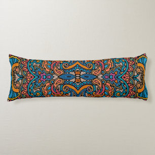 Oriental Watercolor Pattern VI + your ideas Body Cushion