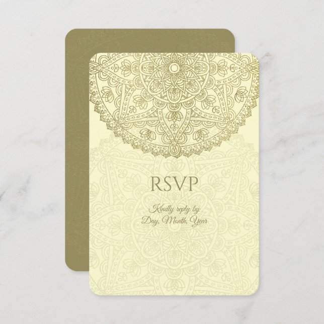 Oriental Wedding - Invitation (Front/Back)