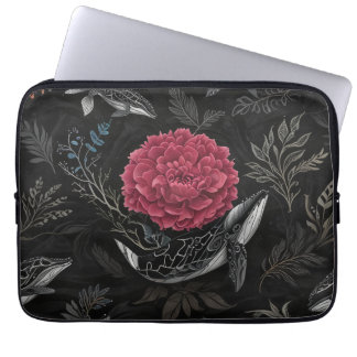 oriental whale pouch laptop sleeve