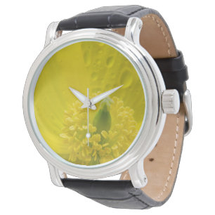 Oriental Yellow Poppy Watch
