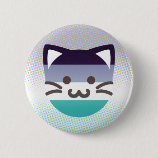 orientated aroace pride cat button
