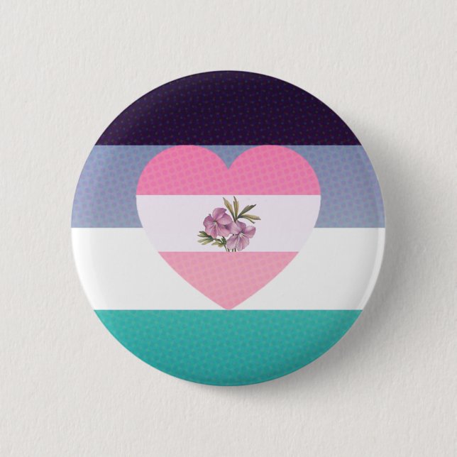 orientated aroace wlw pride button (Front)