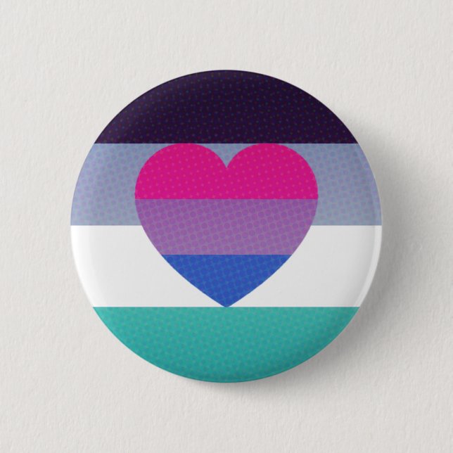 orientated bi aroace pride button (Front)