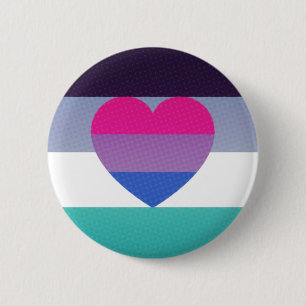 orientated bi aroace pride button