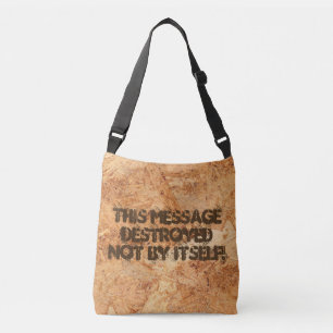 orientated strand board - OSB seamless pattern Crossbody Bag