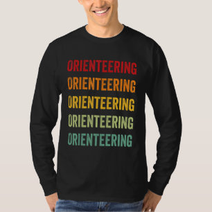 Orienteering Orienteering Hobbyist Rainbow Design T-Shirt