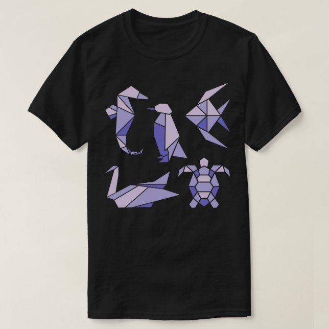 Origami Animals 14 T-Shirt (Design Front)