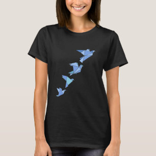 Origami Bird As Origami Idea Japanese T-Shirt