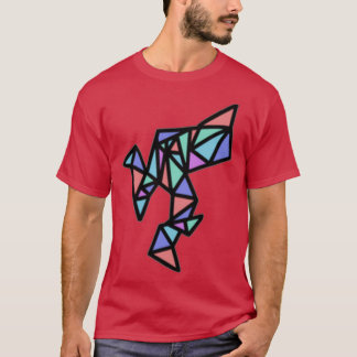 Origami Bird Silhouette T-Shirt