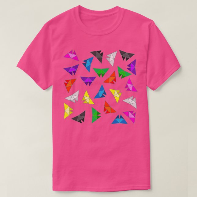 Origami Butterflies T-Shirt (Design Front)