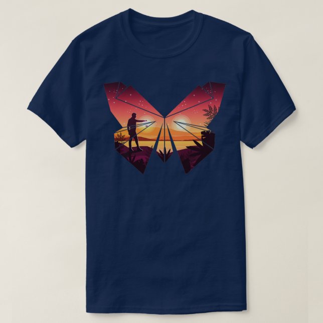 Origami Butterfly 18 T-Shirt (Design Front)