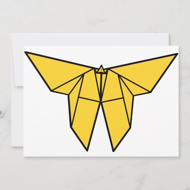 Origami Butterfly Invitations (Front)