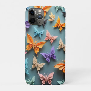 Origami Butterfly Pattern iPhone 11 Pro Case
