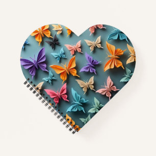 Origami Butterfly Pattern Notebook