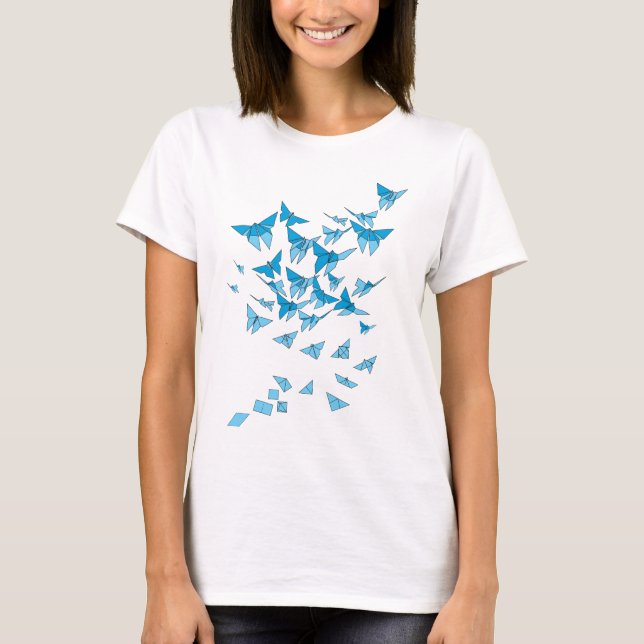 origami butterfly T-Shirt (Front)