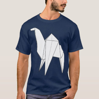 Origami Camel White T-Shirt