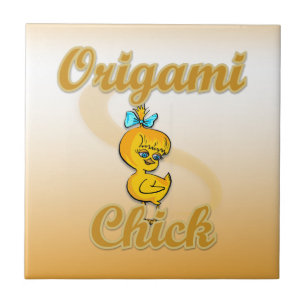 Origami Chick Tile