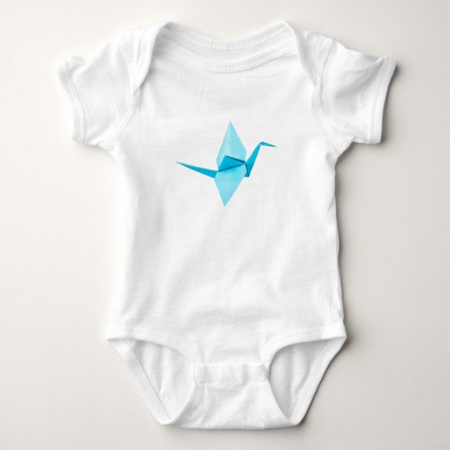 Origami Crane Baby Bodysuit (Front)
