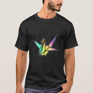 Origami Crane Bird Japanese Folding Paper T-Shirt