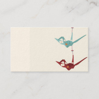 Origami crane Business Card