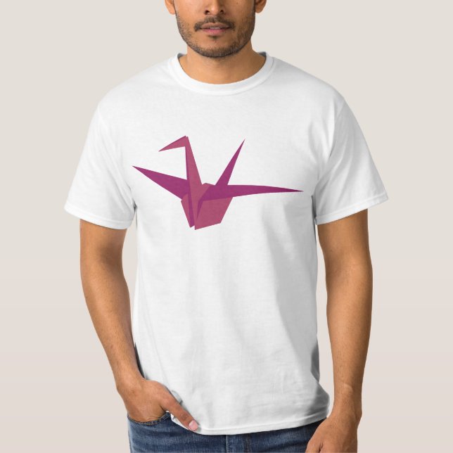 Origami Crane Couple Shirt (His) (Front)