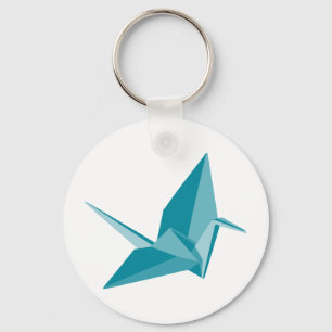 Origami Crane Key Ring