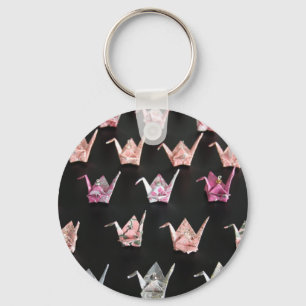 Origami Crane Ornaments Key Ring