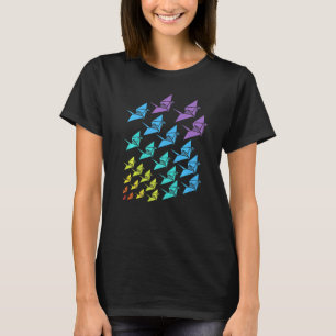 Origami Cranes Japanese Origami Crane Craft T-Shirt