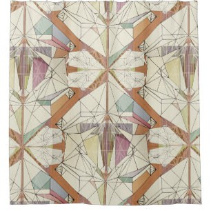 Origami Creative Pattern Shower Curtain