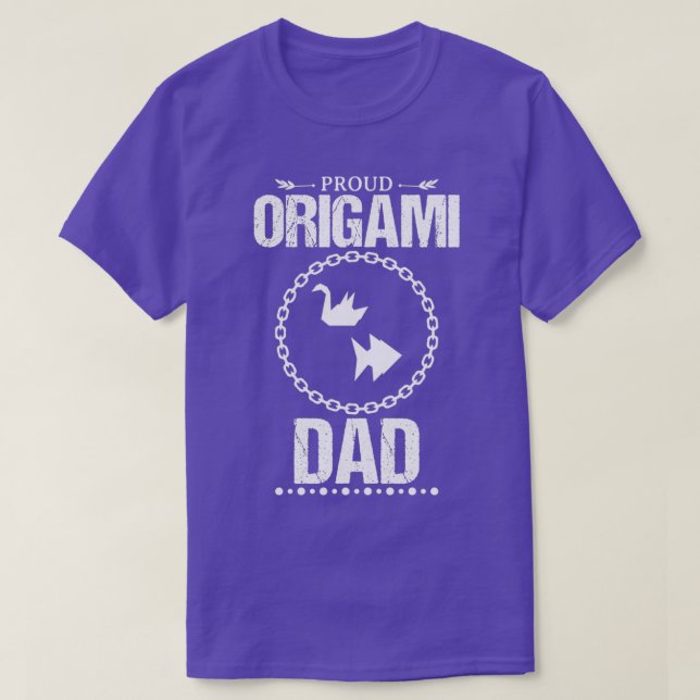 Origami Dad Funny Design For Gift 1 T-Shirt (Design Front)