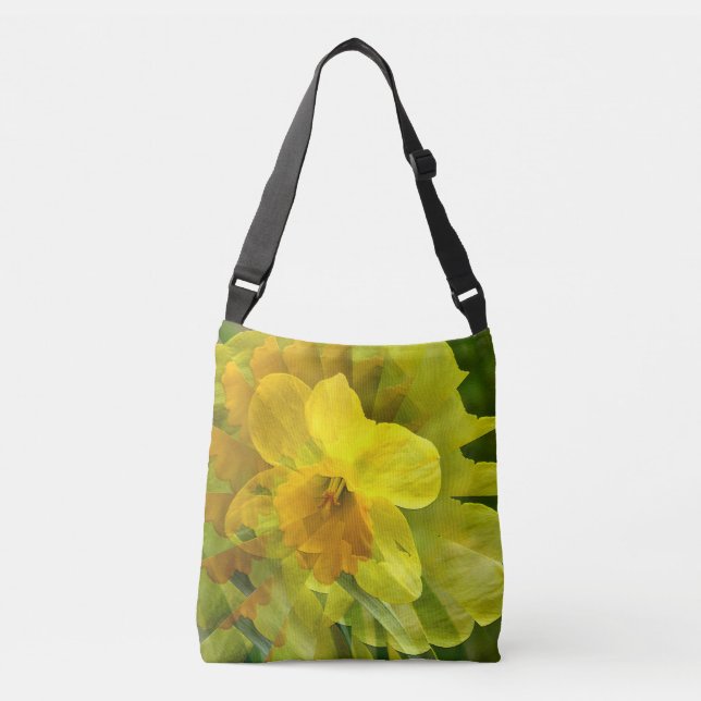 Origami Daffodil....... Crossbody Bag (Front)