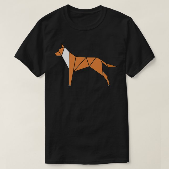 ORIGAMI DOGGIE Funny Traditional Japanese Art 1 T-Shirt (Design Front)
