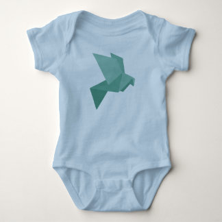 Origami Dove Baby Bodysuit