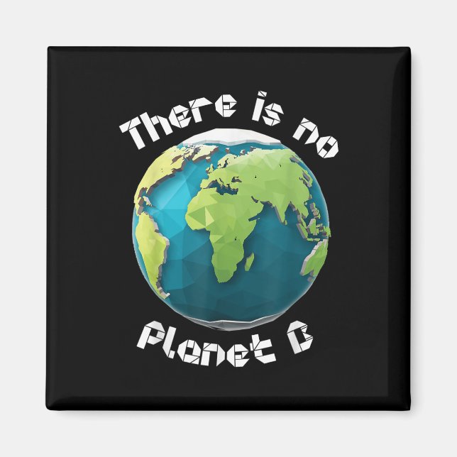 Origami Earth Planet Climate Protection Plan B Env Magnet (Front)