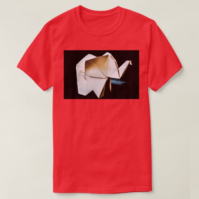 Origami Elephant 51 T-Shirt (Design Front)