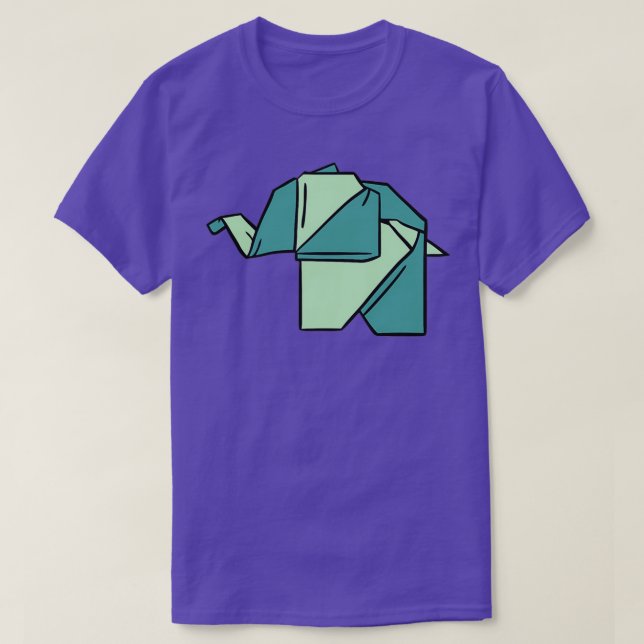 origami elephant 7 T-Shirt (Design Front)
