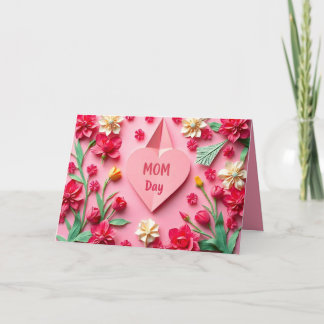 Origami Flowers Mother's Day Card (2)