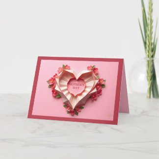 Origami Flowers Mother's Day Card (4)