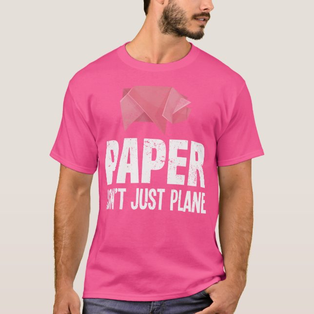 Origami Fold Paper Art Design Origami T-Shirt (Front)