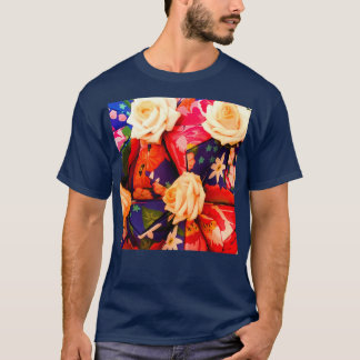 ORIGAMI FOLDS AND ROSES 1 T-Shirt