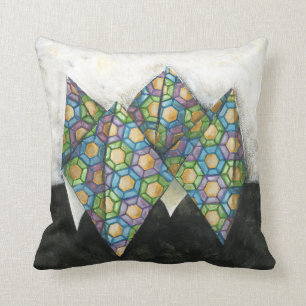 Origami Fortune Teller on Geometric Paper Cushion